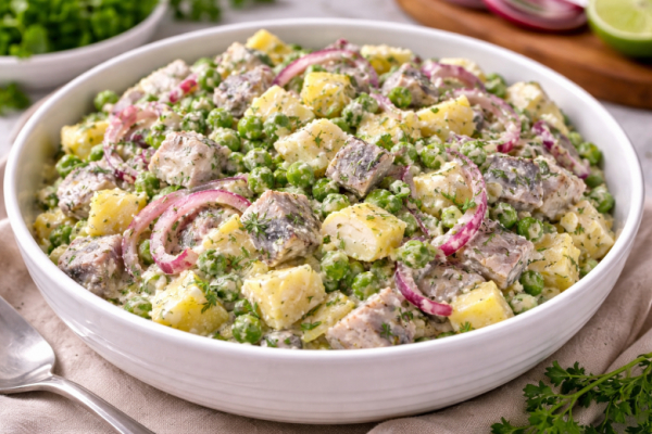 Вместо селедки под шубой готовлю &laquo;Скандинавский&raquo; с зеленым луком &mdash; никаких слоев и мороки, а вкус отменный