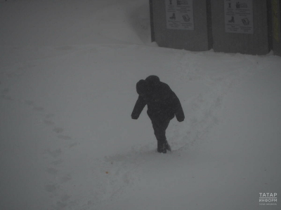 В Татарстане ожидаются снегопады, метели и до 5 градусов ниже нуля