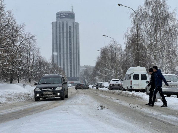 В понедельник в Татарстане ожидаются снег с дождем и сильная гололедица