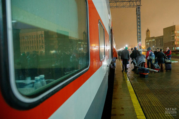 Перевозки пассажиров поездами из Казани в Санкт-Петербург за год выросли на 13%