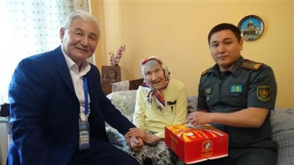 101-й день рождения отметила ветеран ВОВ в Алматы