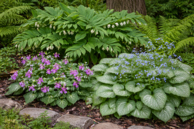 Сад будет как лесная лужайка &mdash; 3 неприхотливых многолетника: выживут в тени и зацветут без проблем