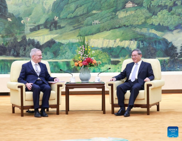 Премьер-министр Китая встретился с делегацией Великобритании