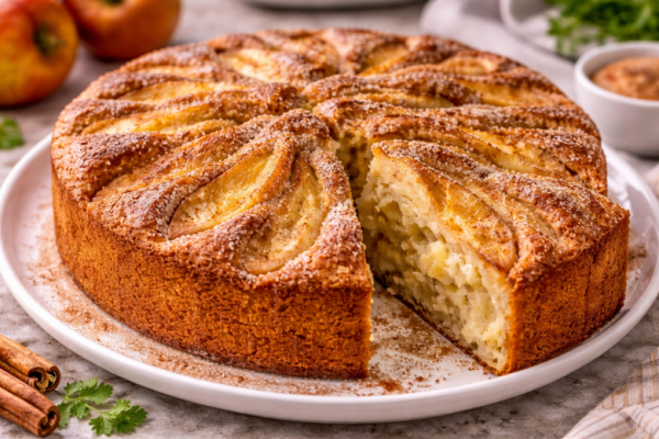 Добавляю яблоки и сливки: пеку пирог круче шарлотки. Получается нежный, мягкий и с ароматом корицы