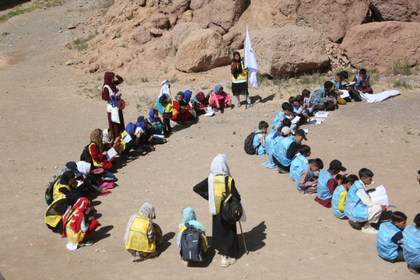 Группа специалистов из Китая провела выездной урок по охране культурного наследия для афганских школьников