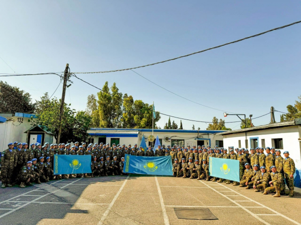 Митинг в честь государственных символов Казахстана провели на Голанских высотах
