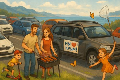 На Крымском мосту аномальные заторы