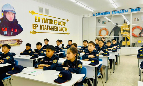 Кадетский класс имени Аскара Забикулина открыли в Кызылорде