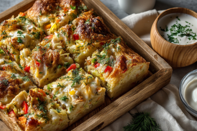 Капуста, морковка и картошка &mdash; одни овощи, но это так вкусно: запеканка &laquo;Как пирог&raquo;