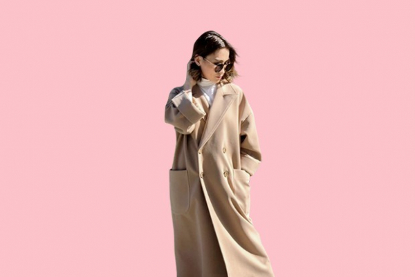 Кашемировое пальто отечественного бренда Aya Rabbim