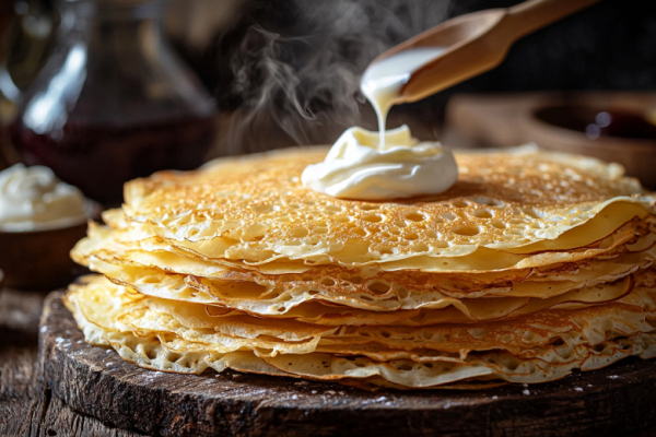 Дырочки &mdash; фишка этого рецепта: ажурные блинчики на молоке &mdash; получатся у каждого