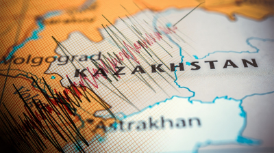 Землетрясение магнитудой 3,7 произошло на границе Казахстана и России  