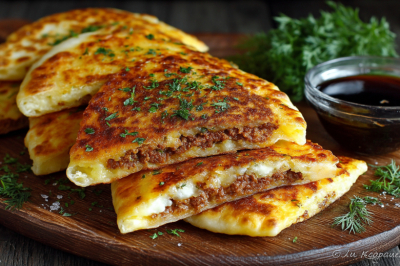 300 г фарша и два лаваша &mdash; через 20 минут на столе кармашки: сочные, сытные, с мясом и зеленью, лучше, чем в чебуречной