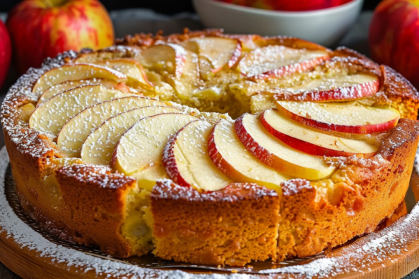 Простейший пирог &laquo;Яблочные дольки&raquo;: нежная выпечка к чаю с ароматом корицы