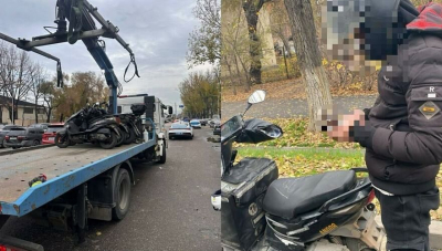 В Алматы идет отработка по мопедам