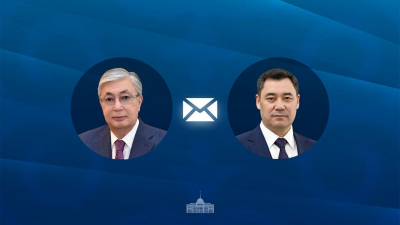 Токаев поздравил президента Кыргызстана