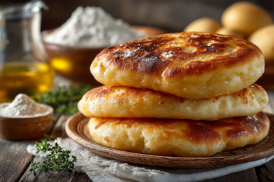 Взбиваю картошку с яйцом — выходят пышки вкуснее драников и пирожков: можно брать остатки пюре