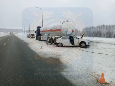В Мамадышском районе в ДТП на трассе Москва–Уфа погиб двухмесячный ребенок
