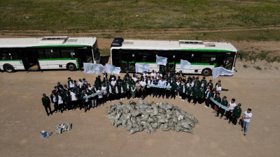 Бойцы «Жасыл ел» приняли участие в экоакции Астаны