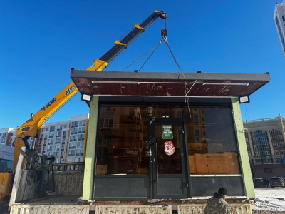 В столице демонтировали 32 незаконных торговых киоска